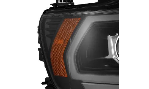 Фары Black Pro для Ram 1500 Tradesman & Big Horn 2019–2024, AlphaRex — фото 6