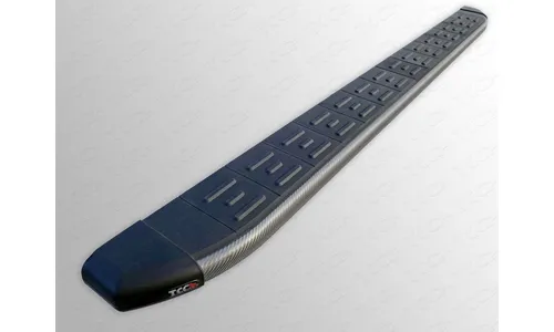 Пороги алюминиевые с пластиковой накладкой (карбон серые) 1820 мм INFJX3513-22GR — фото 1
