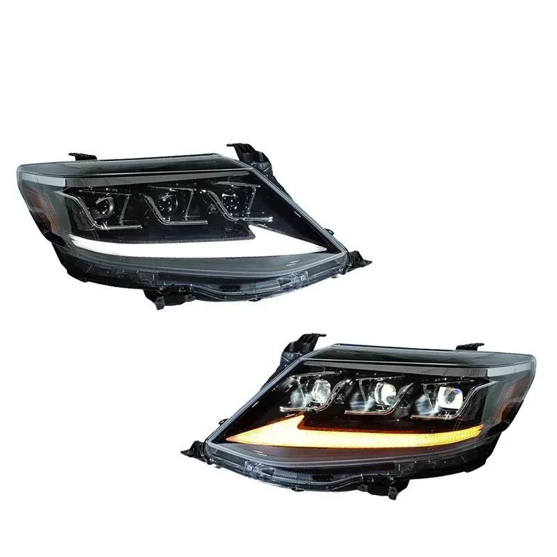 Фары LED проектор 3-глазные ДХО для Toyota Fortuner (2011-2015), комплект, комплект, FT Carlight Carlight — фото 6