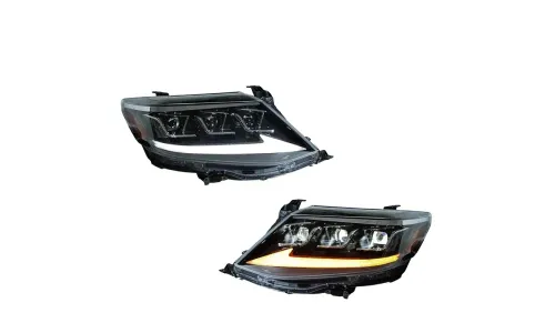 Фары LED проектор 3-глазные ДХО для Toyota Fortuner (2011-2015), комплект, комплект, FT Carlight Carlight — фото 6