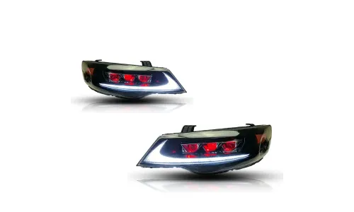 Фары передние LED с ходовыми огнями для Kia Forte (2014-2016), комплект, комплект, FT Carlight Carlight — фото 6