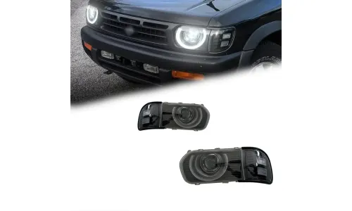 Фары передние LED с ходовыми огнями для Nissan Pathfinder R50 (1995-2004), комплект, FT Carlight — фото 1
