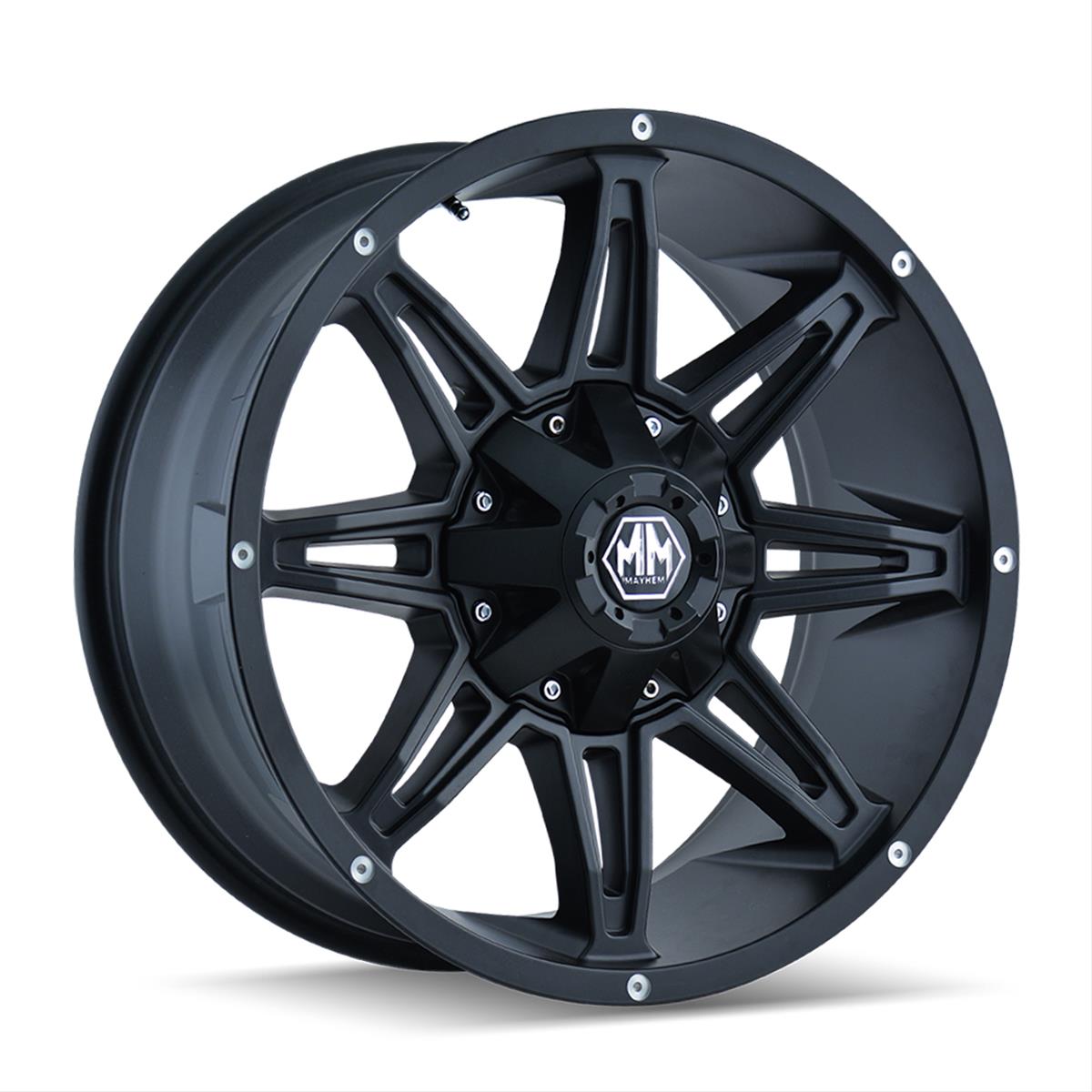 Диск колесный R18x9 Mayhem Rampage 8090 Матовый Черный Mayhem — фото 1
