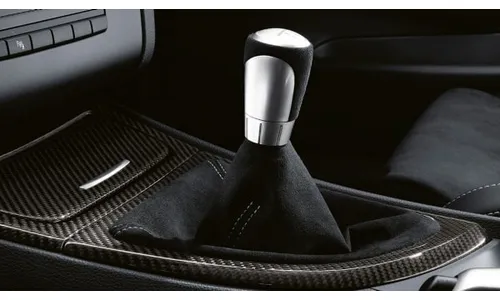 Рукоятка рычага 5-ступенчатой МКПП M Performance, Alcantara, для BMW 1-серии E81/E87 и 3-серии E46, оригинал — фото 1