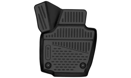 Коврик 3D в салон подходят для SKODARapid (I, Iр, II), 2013-2020, 2020-, передний левый, 1 шт. (полиуретан) / Шкода Рапид — фото 1