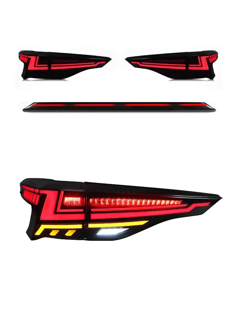 Задние LED-фонари динамический поворотник сквозные для Toyota Sienna (2021-2023), комплект, комплект, FT Carlight Carlight — фото 6
