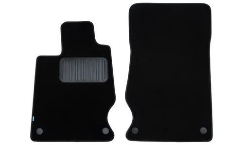 Коврики в салон Klever Premium MERCEDES-BENZ R230 (SL-Class) 2001-2006, 2006-2008, 2008-2011, род., 2 шт. (текстиль) / Мерседес Бенц SL класс — фото 1