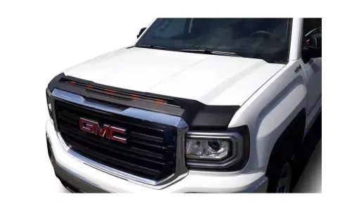 Матовая черная защита капота Aeroskin Lightshield PRO для 14–18 GM Sierra 1500 — фото 1
