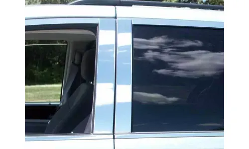 Накладки стоек дверей из нержавеющей стали 4 шт отделка двери QAA для VW Routan 2009-2012 — фото 1