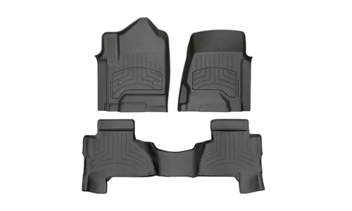 Ковры салона Floorliners HP, 1-2 ряд Cadillac Escalade ESV 2015-2020, черный, Weathertech — фото 1