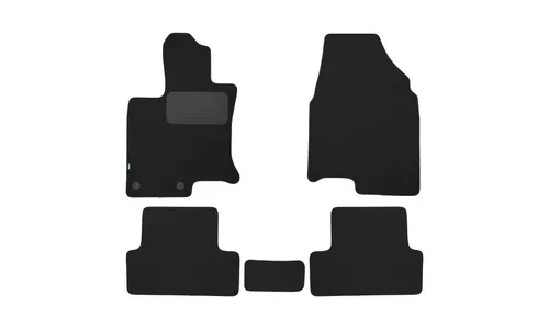 Коврики в салон Klever Premium NISSAN Qashqai 2006-2010, 2010-2013, кроссовер, 5 шт. (текстиль) / Ниссан Кашкай — фото 1