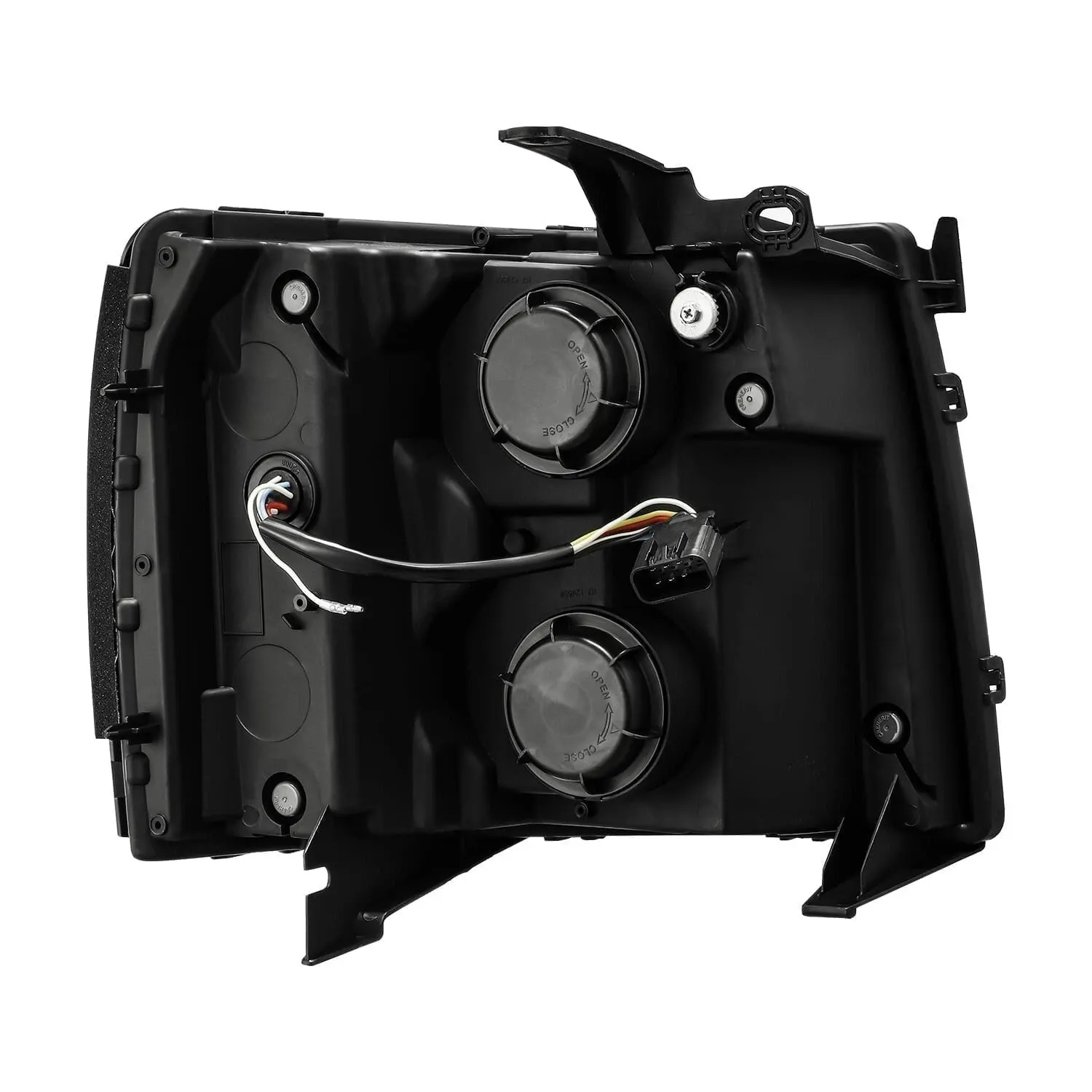 Фары проекторные светодиодные Chrome LUXX для Chevy Silverado 2007–2013, AlphaRex — фото 7