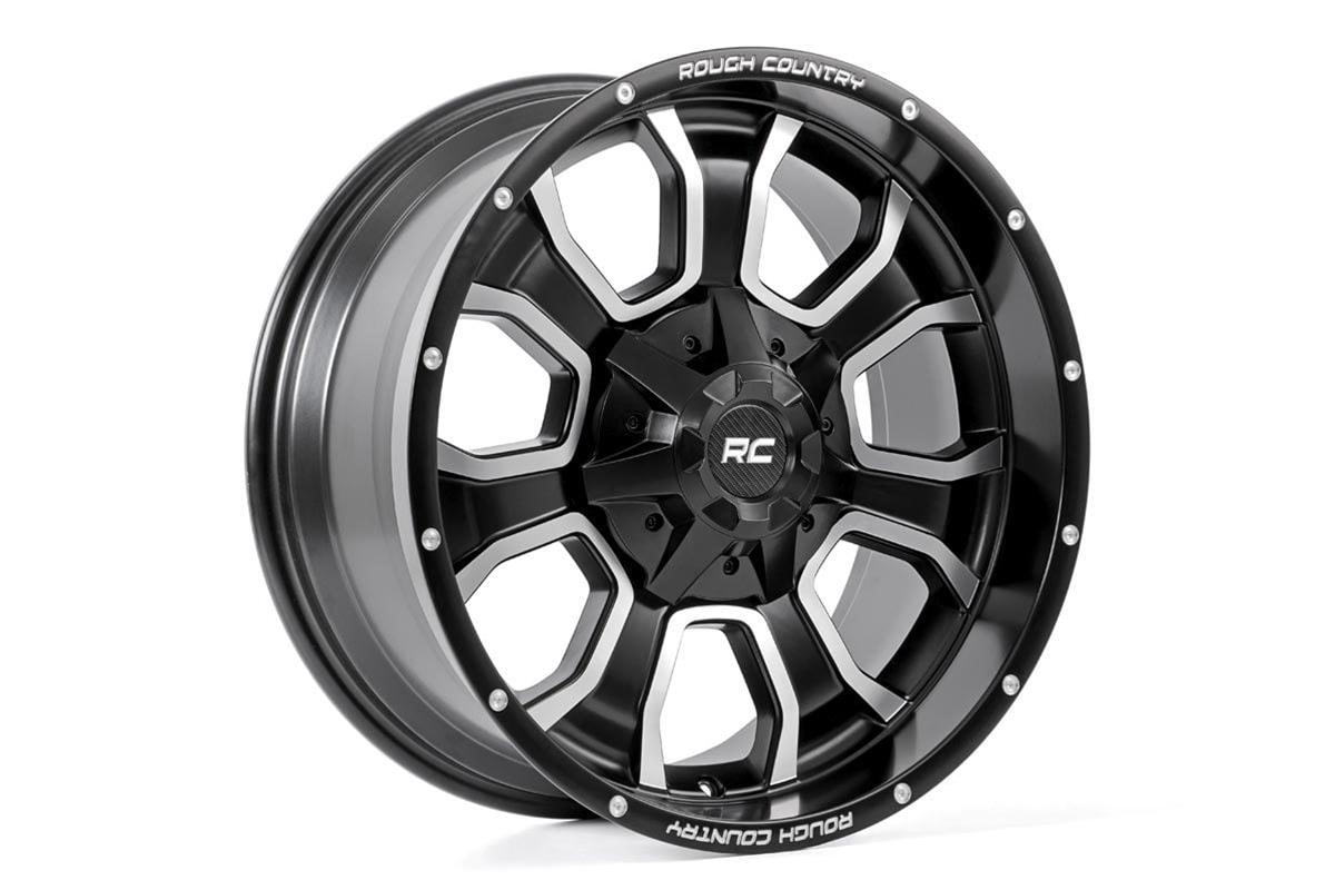 Диск колесный R20x9 Rough Country 93 Series Матовый Черный Rough Country — фото 1