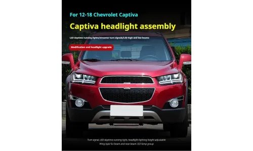 Фары Full LED проектор ДХО для Chevrolet Captiva (2011-2018), комплект, комплект, FT Carlight Carlight — фото 5
