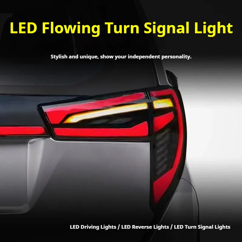 Задние LED-фонари динамический поворотник сквозные для Toyota Innova (2016-2022), комплект, комплект, FT Carlight Carlight — фото 4