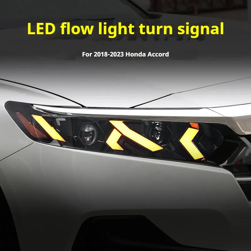 Фары передние LED с ходовыми огнями для Honda Accord 10 (2018-2023), комплект, комплект, FT Carlight Carlight — фото 3