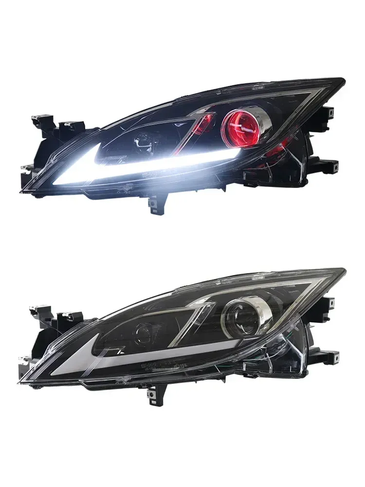 Фары передние LED с ходовыми огнями для Mazda 6 (2009-2016), комплект, комплект, FT Carlight Carlight — фото 5