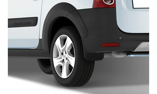 Брызговики задние LADA Largus, 2012-2021 универсал 2шт. (optimum) в коробке / Лада Ларгус — фото 2