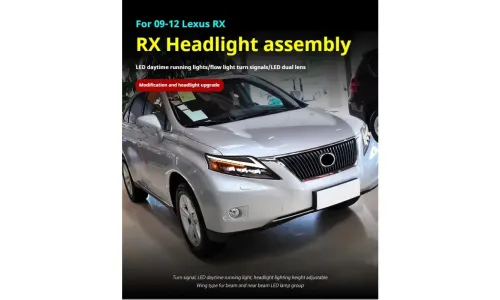 Фары передние LED с ходовыми огнями для Lexus RX200/RX270 (2009-2012), комплект, комплект, FT Carlight Carlight — фото 4