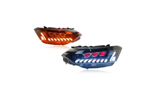 Фары передние LED с ходовыми огнями для Toyota Vios (2014-2016), комплект, комплект, FT Carlight Carlight — фото 6