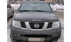 Дефлектор капота темный NISSAN PATHFINDER 2005-2010/NISSAN NAVARA 2005-2010, NLD.SNIPAT0412 / Ниссан Патфайндер — фото 2