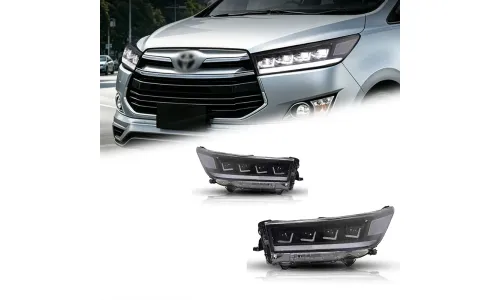 Фары Full LED проектор ДХО для Toyota Innova (2016-2022), комплект, комплект, FT Carlight Carlight — фото 1