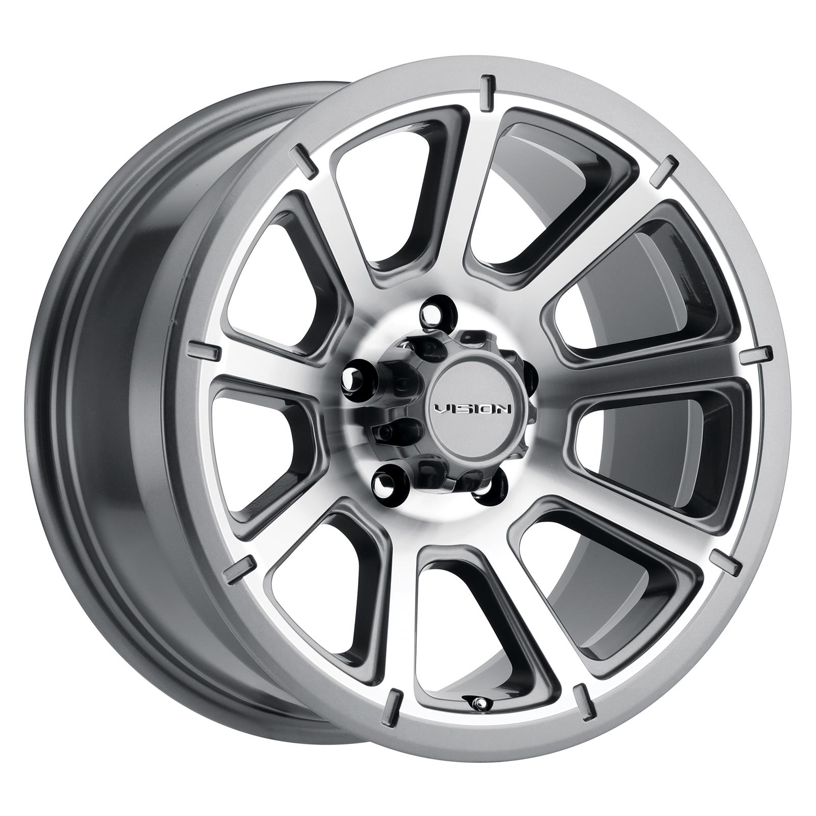 Диск колесный R18x9 Vision HD 353 Оружейный Металл Vision Wheel — фото 1