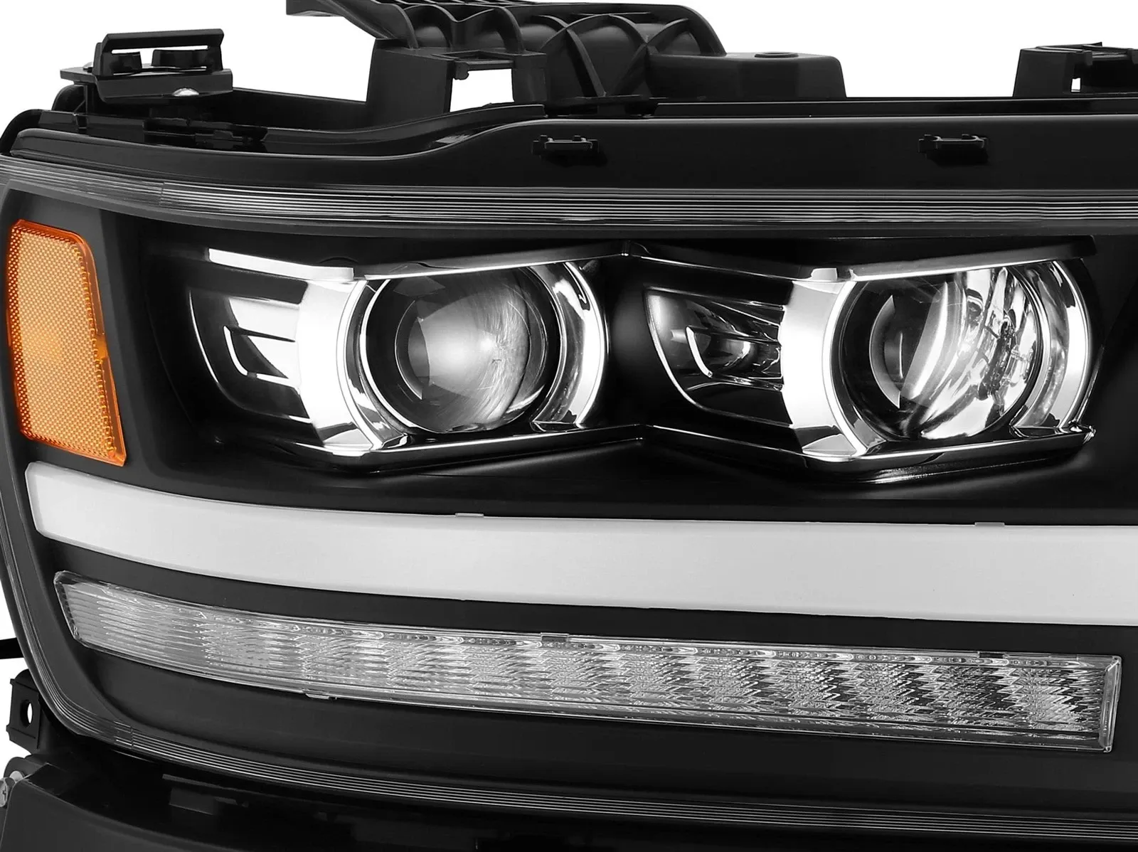 Фары Pro Black для Ram 1500 Tradesman & Big Horn 2019–2023, AlphaRex — фото 2
