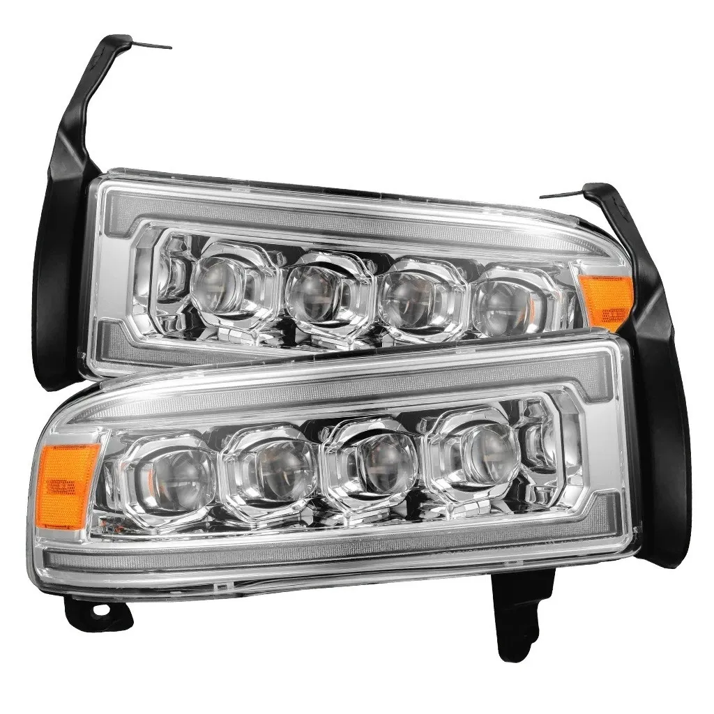 Фары проекторные светодиодные Nova для Dodge Ram 1500 1999–2001, AlphaRex — фото 1
