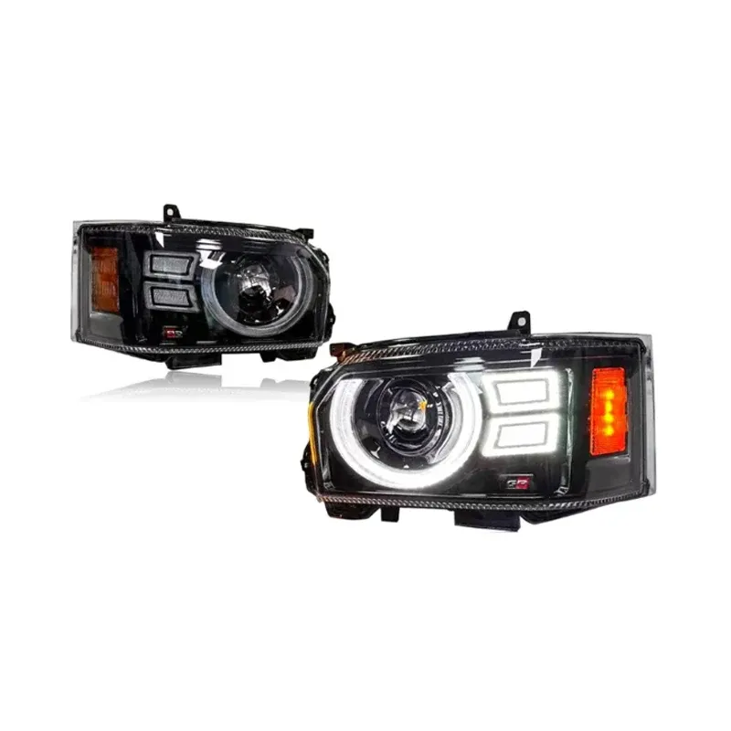 Фары передние LED с ходовыми огнями для Toyota Hiace (2005-2018), комплект, комплект, FT Carlight Carlight — фото 6