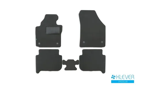 Коврики в салон Klever Premium VOLKSWAGEN Touran АКПП 2006-2010, 2010-2015, минивэн, 5 шт. (текстиль) / Фольксваген Туран — фото 1
