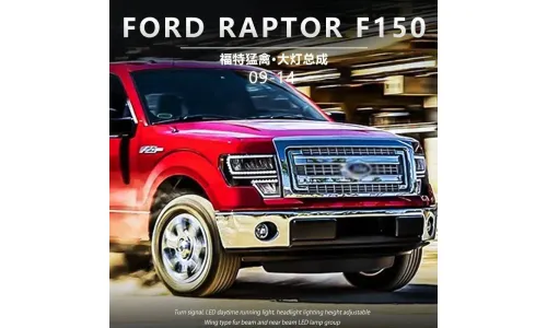 Фары передние LED с ходовыми огнями для Ford Raptor F-150 (2009-2014), комплект, комплект, FT Carlight Carlight — фото 7