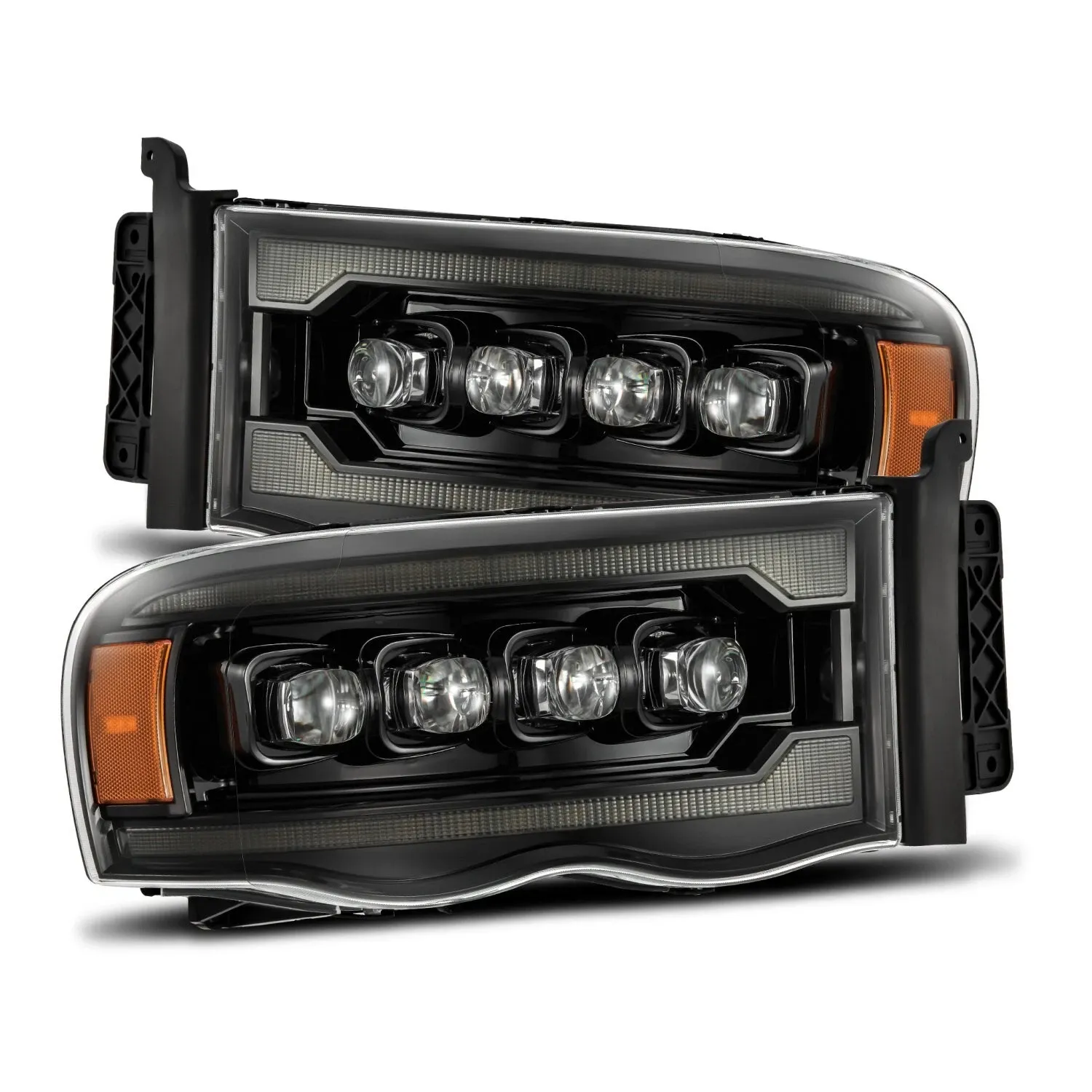 Фары светодиодные Alpha-Black Nova для Dodge Ram 1500 2002–2005, AlphaRex — фото 3