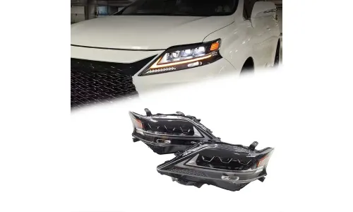 Фары передние LED с ходовыми огнями для Lexus RX (2009-2015), комплект, комплект, FT Carlight Carlight — фото 1