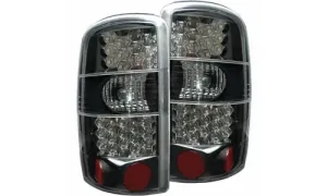 GMC Yukon XL 1500 2000-2006 задние фонари LED, цвет черный, коплект, ANZO USA — фото 1