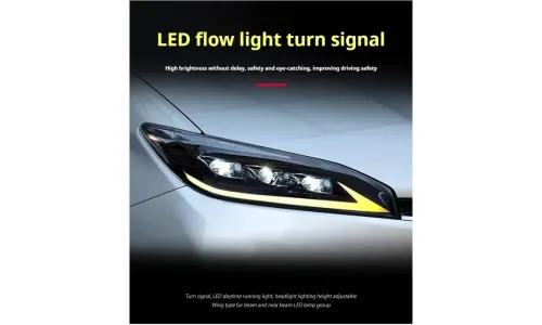 Фары передние LED с ходовыми огнями для Toyota Wish (2009-2015), комплект, комплект, FT Carlight Carlight — фото 3
