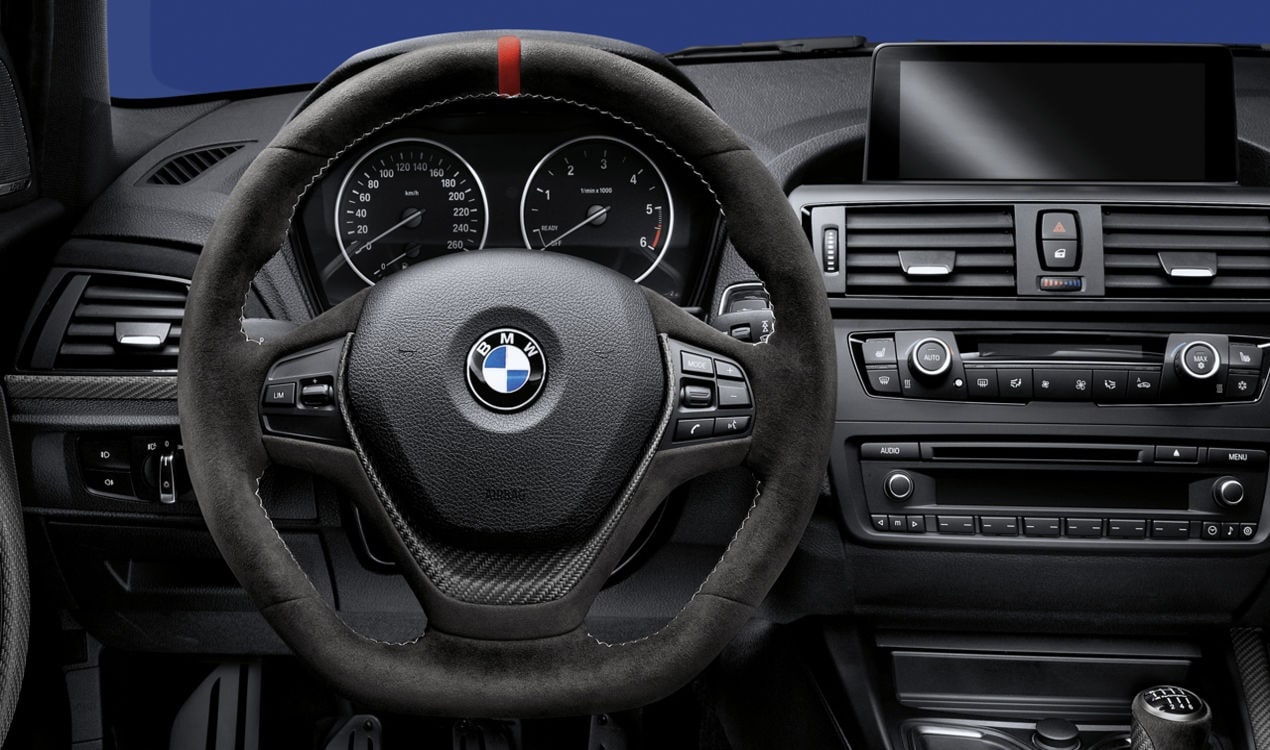 Руль M Performance, Alcantara/карбон, без SA 2TB, для BMW 1–4-серий F-серий, оригинал — фото 1