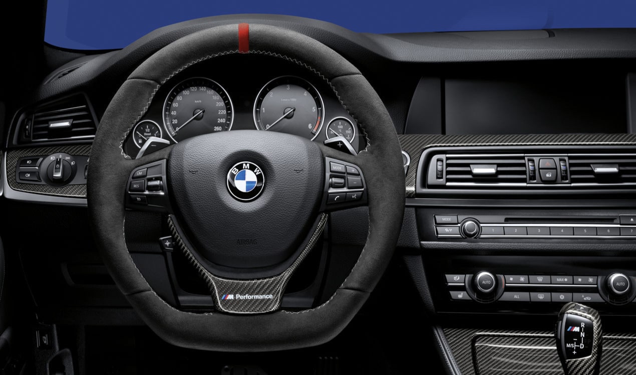Руль M Performance для BMW 5-серии F07/F10/F11 без SA 2TB, исполнение до 07.2013, оригинал — фото 1