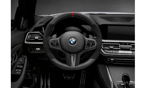 Руль M Performance для BMW 1-серии F40, 2-серии F44/G42, 3-серии G20/G21/G28, 4-серии G22/G23/G26 и Z4 G29, оригинал — фото 1