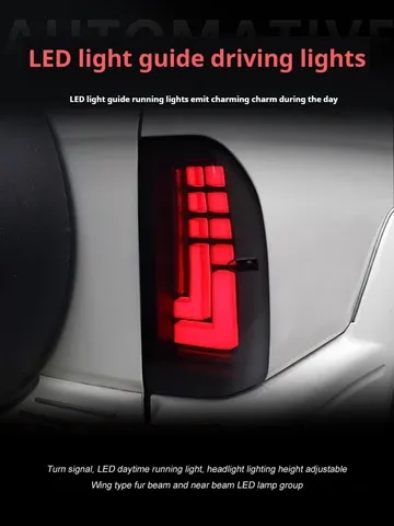 Задние LED-фонари динамический поворотник для Toyota Prado LC90/LC95 (1996-2002), комплект, комплект, FT Carlight Carlight — фото 4
