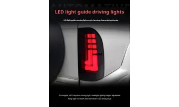 Задние LED-фонари динамический поворотник для Toyota Prado LC90/LC95 (1996-2002), комплект, комплект, FT Carlight Carlight — фото 4