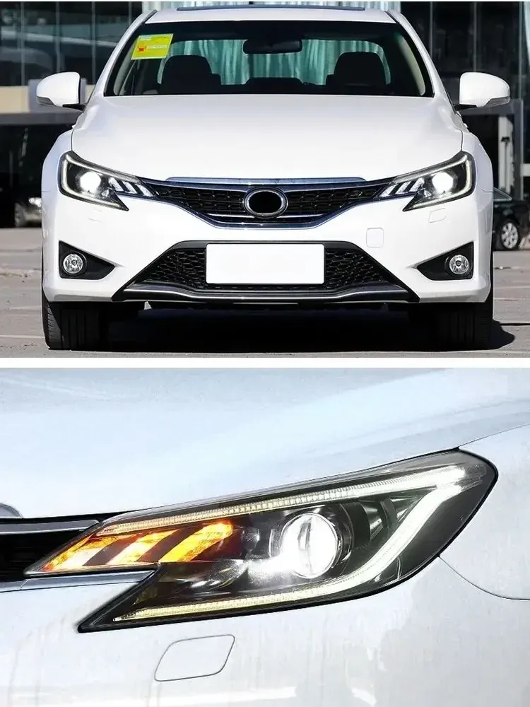 Фары передние LED с ходовыми огнями для Toyota Mark X (2013-2017), комплект, комплект, FT Carlight Carlight — фото 7