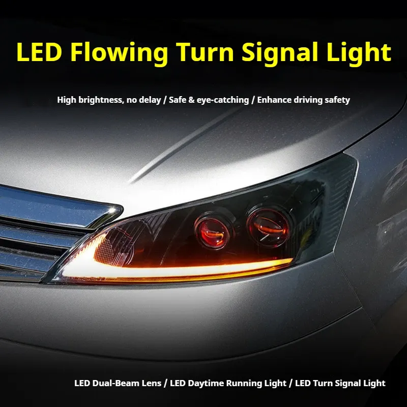 Фары Full LED проектор ДХО для Nissan NV200 (2010-2018), комплект, комплект, FT Carlight Carlight — фото 3
