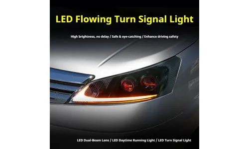 Фары Full LED проектор ДХО для Nissan NV200 (2010-2018), комплект, комплект, FT Carlight Carlight — фото 3