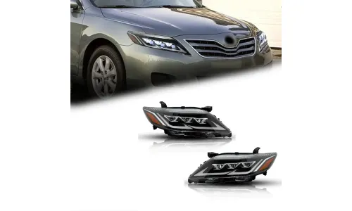 Фары передние LED с ходовыми огнями для Toyota Camry V40 (2009-2011), комплект, комплект, FT Carlight Carlight — фото 1
