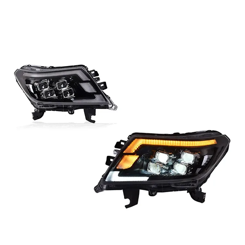 Фары передние LED с ходовыми огнями для Nissan Navara NP300 (2014-2022), комплект, комплект, FT Carlight Carlight — фото 6