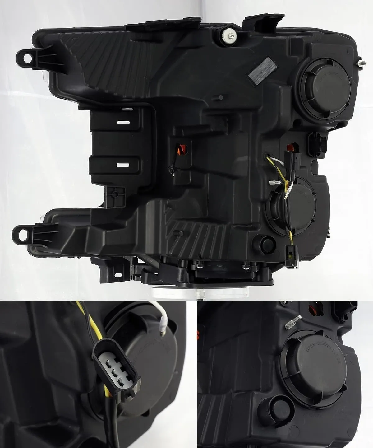 Фары проекторные светодиодные Jet Black LUXX для Ford F-150 XL/XLT 2018–2020, AlphaRex — фото 4