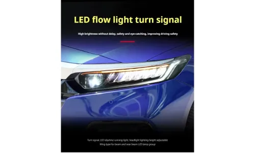 Фары передние LED с ходовыми огнями для Honda Accord 10 (2018-2022), комплект, комплект, FT Carlight Carlight — фото 4