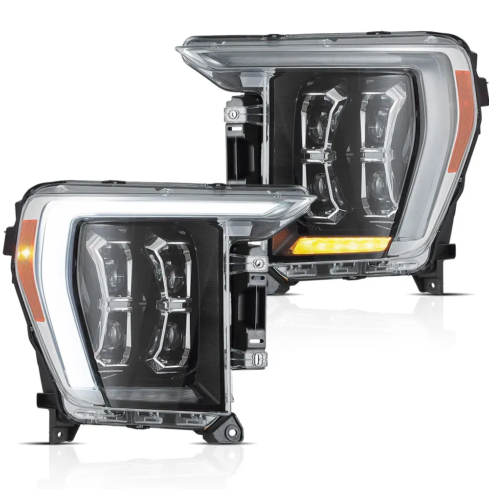 Фары VLAND Full LED матричные улучшенная яркость для Ford F-150 14-го поколения (2021-2023) — фото 1