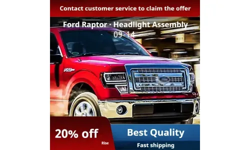 Фары передние LED с ходовыми огнями для Ford Raptor F-150 (2009-2014), комплект, комплект, FT Carlight Carlight — фото 2